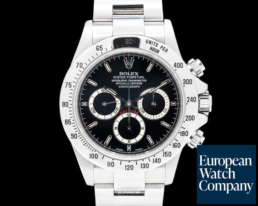 Image of Rolex Daytona 16520 Black Dial SS FULL SET SHARP