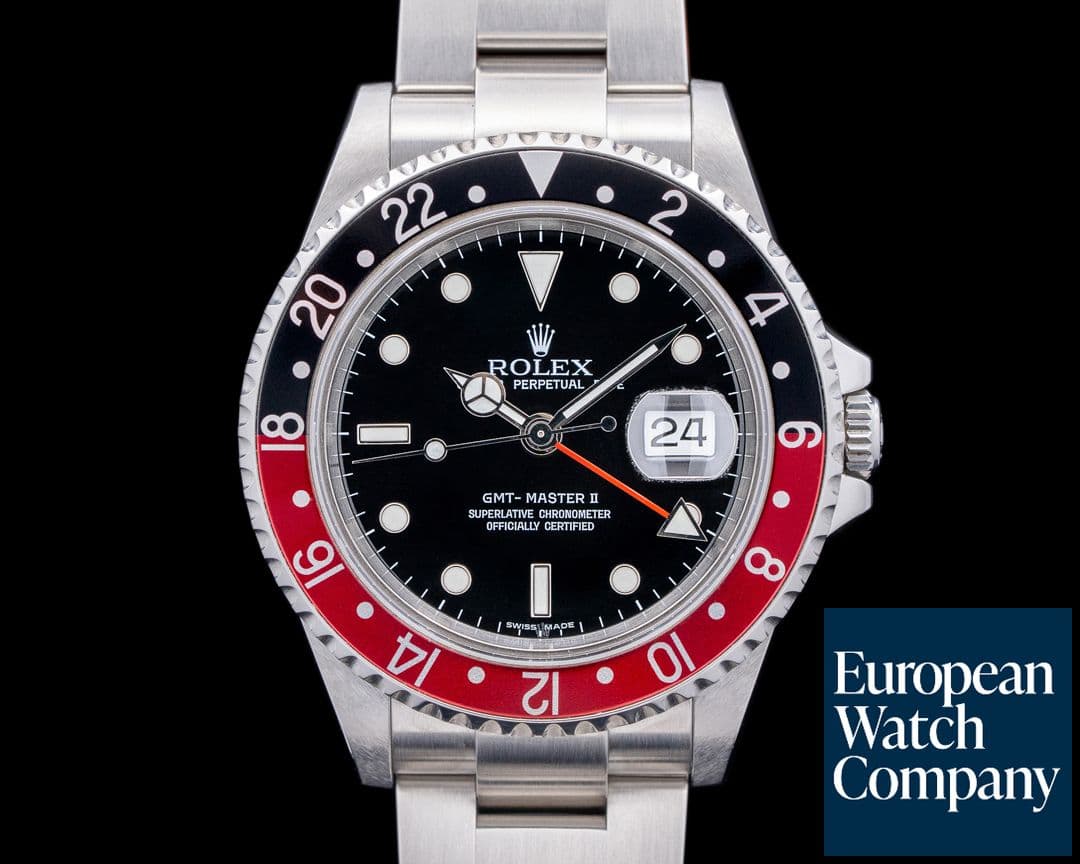 Image of Rolex GMT Master II 16710 SS Red / Black "Coke"