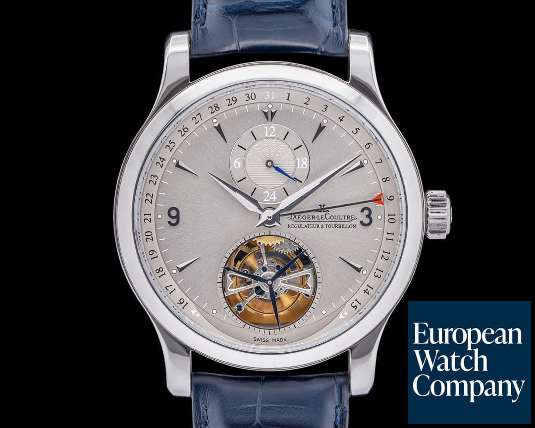 Image of Jaeger LeCoultre Master Tourbillon Dual Time Platinum 41MM