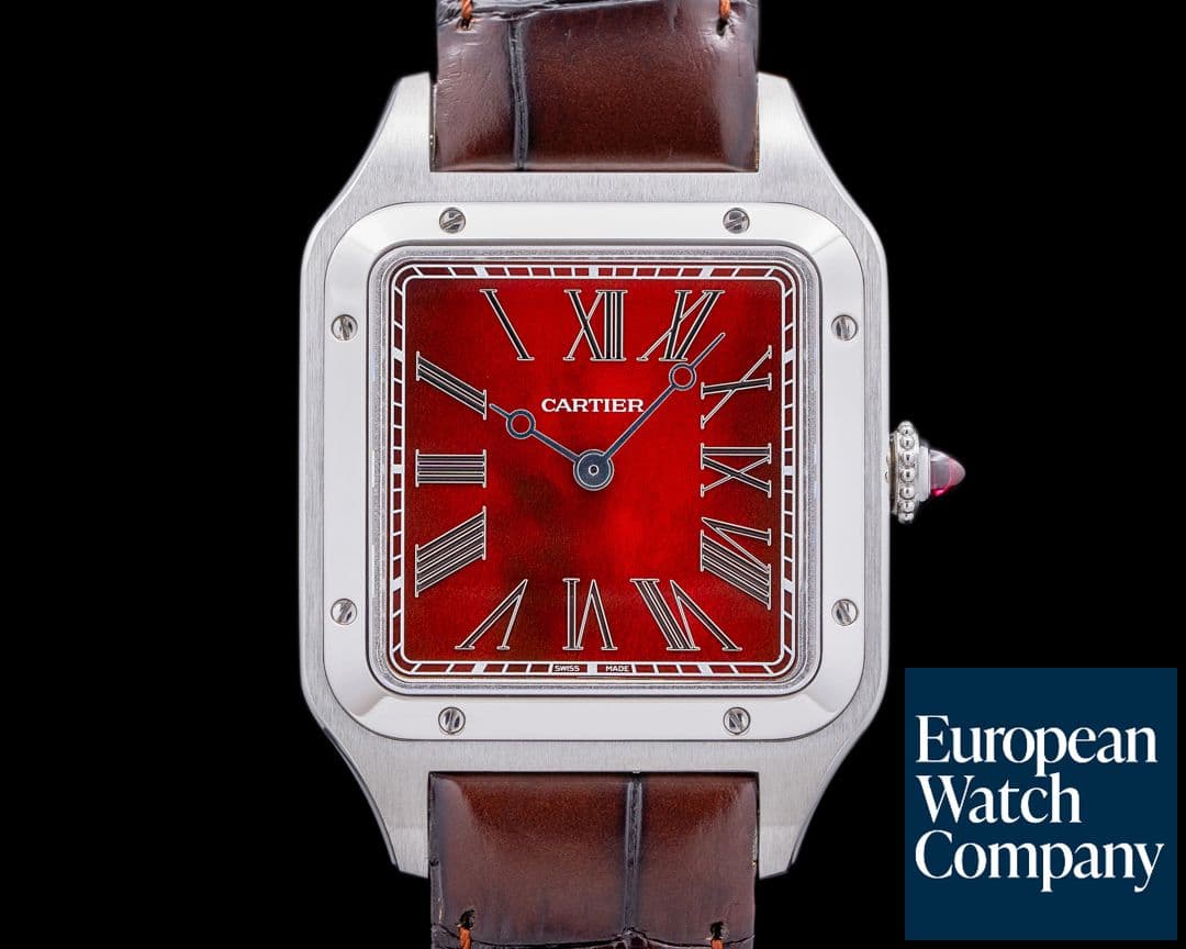 Image of Cartier Santos Dumont "Rewind" Platinum WGSA0089 Limited Edition