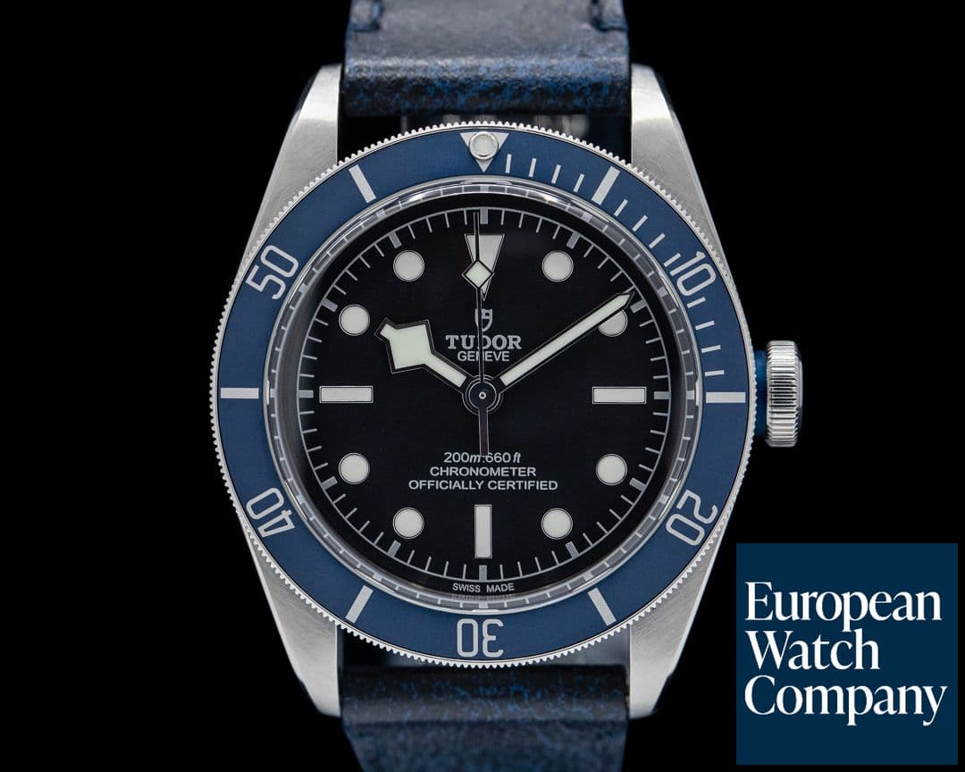 Image of Tudor Heritage Black Bay 79230B SS / Leather
