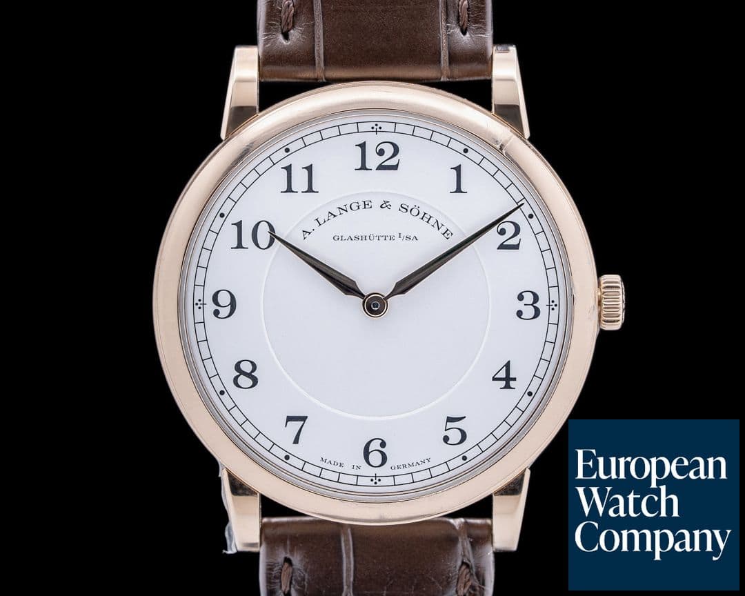 Image of A. Lange and Sohne 1815 Thin Homage to F.A. Lange Honey Gold LE RARE