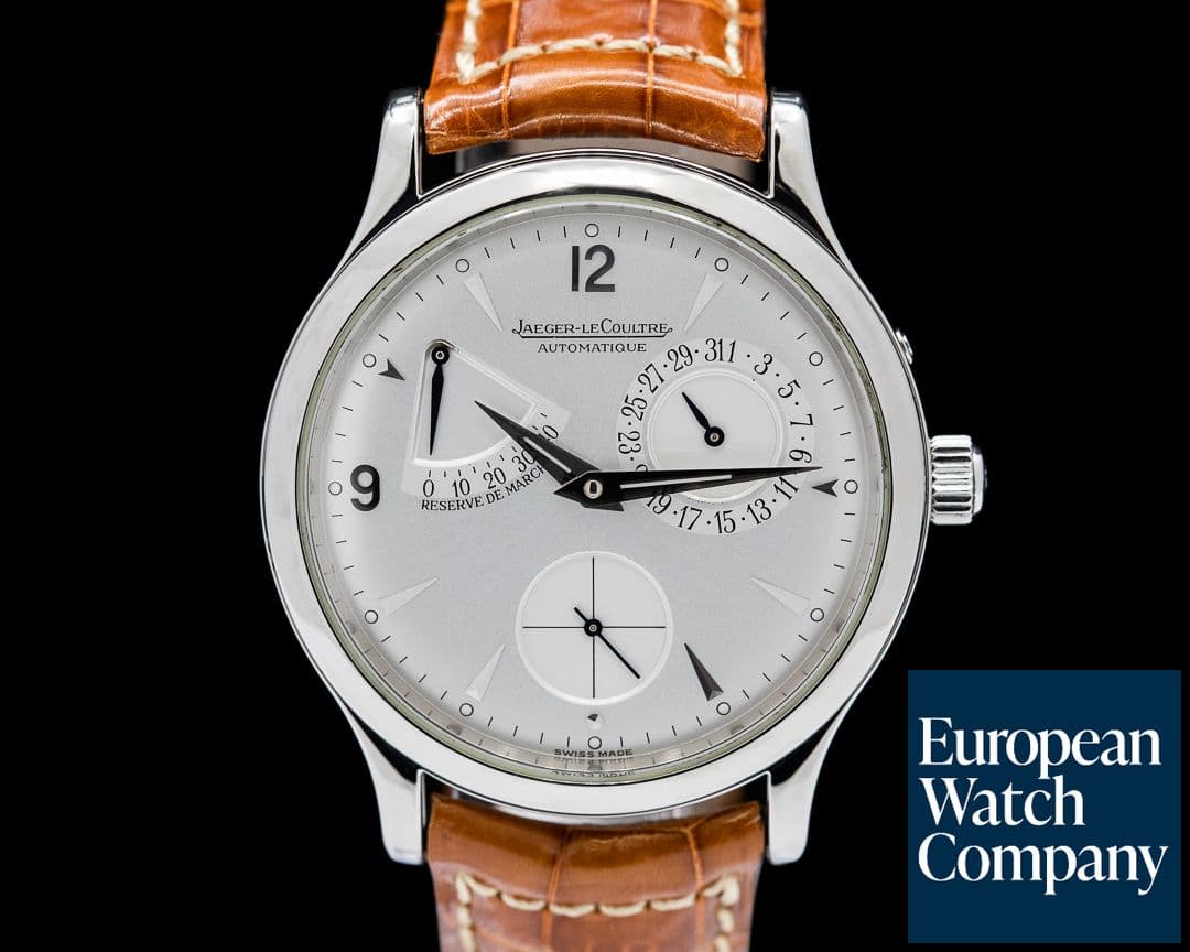 Image of Jaeger LeCoultre Master Reserve de Marche Steel Silver Dial
