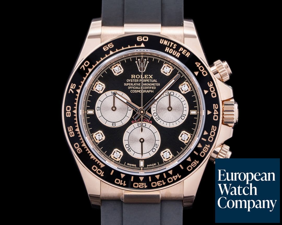 Image of Rolex Daytona 126515 18K Rose Gold Oysterflex Diamond Dial