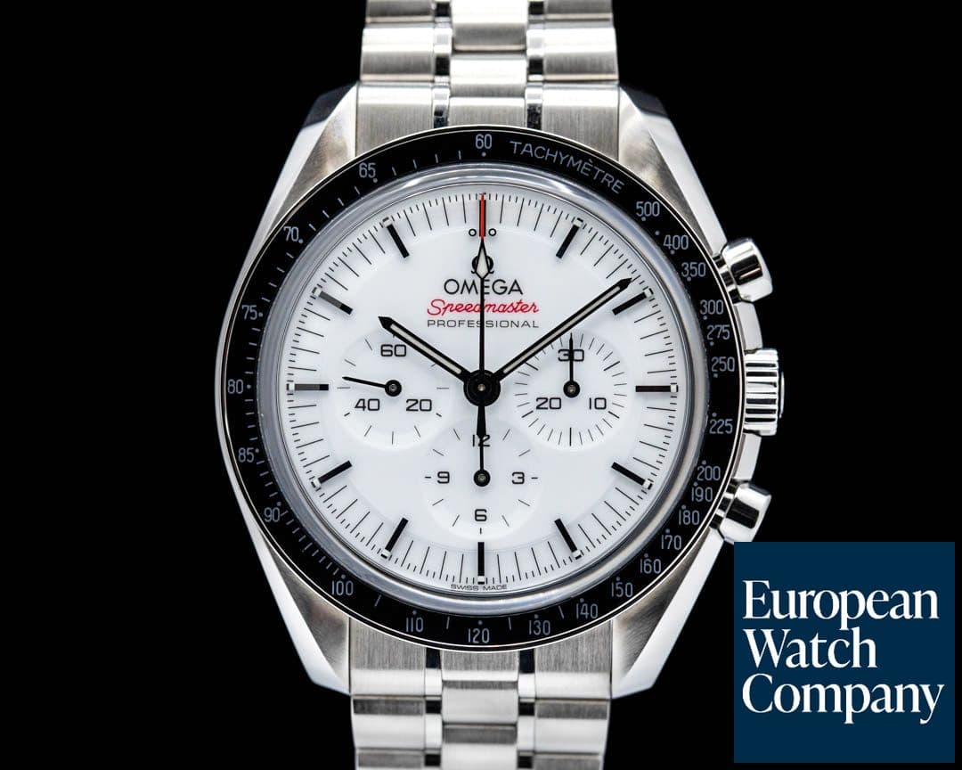 Image of Omega Speedmaster Professional Sapphire Sandwich White Dial NEW MODEL 2024