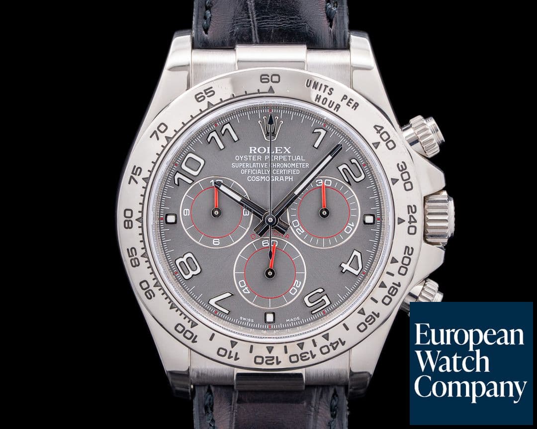 Image of Rolex Daytona 116519 18K White Gold / Grey Arabic Dial