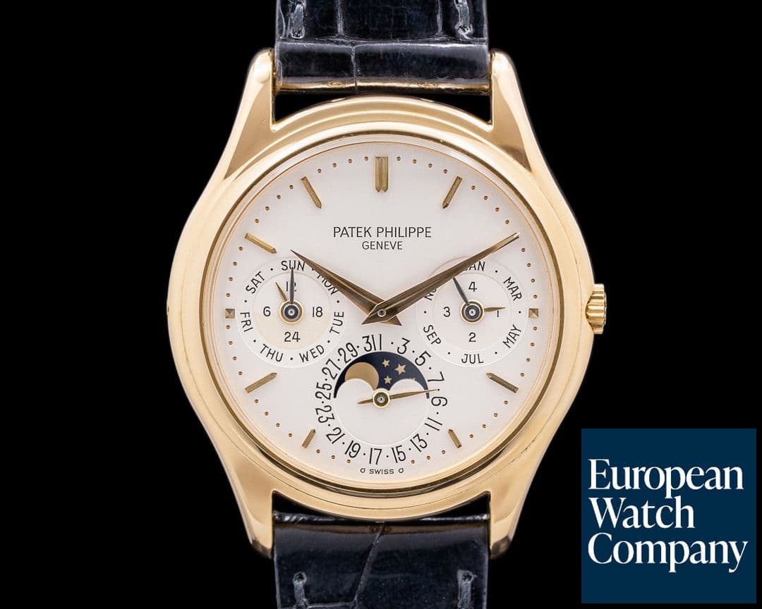 Image of Patek Philippe Perpetual Calendar 3941 J 18K Yellow Gold / Display Back