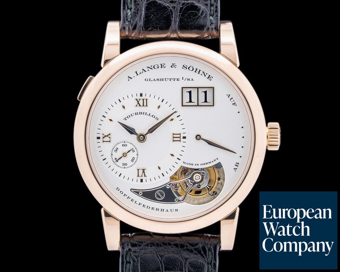 Image of A. Lange and Sohne Lange 1 704.032 Rose Gold Tourbillon Limited Edition