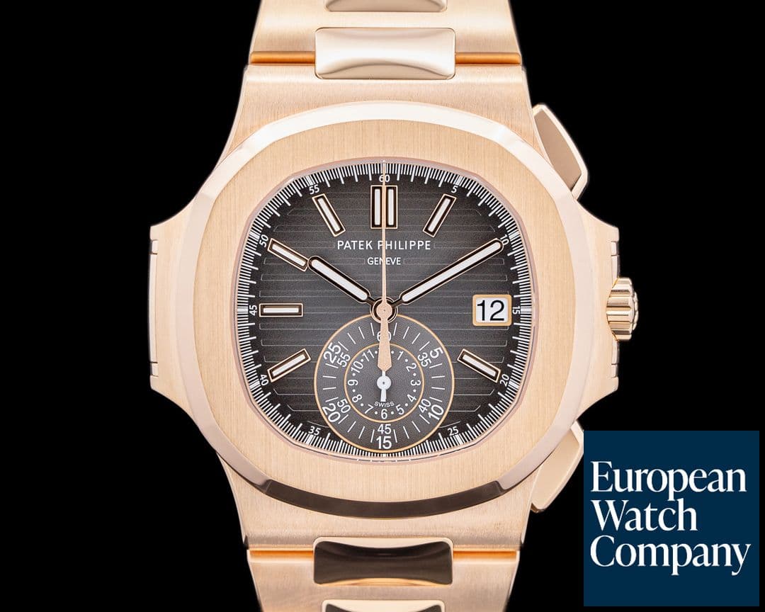 Image of Patek Philippe Nautilus 5980/1R Chronograph 18K Rose Gold UNWORN 2023