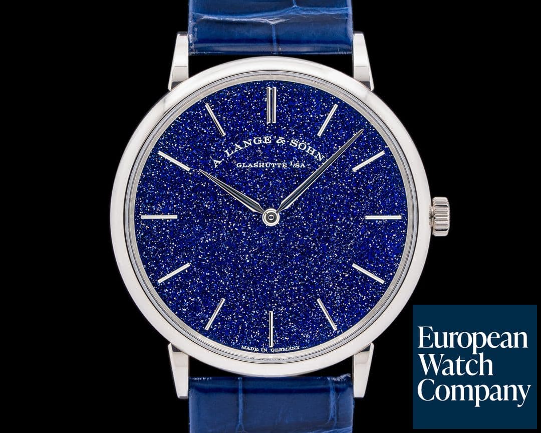 Image of A. Lange and Sohne Saxonia Thin Manual Wind White Gold-Flux Dial 2024