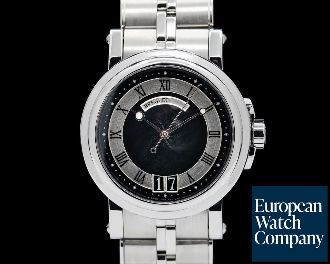 Image of Breguet Marine 5817ST Automatic Big Date SS Black Dial