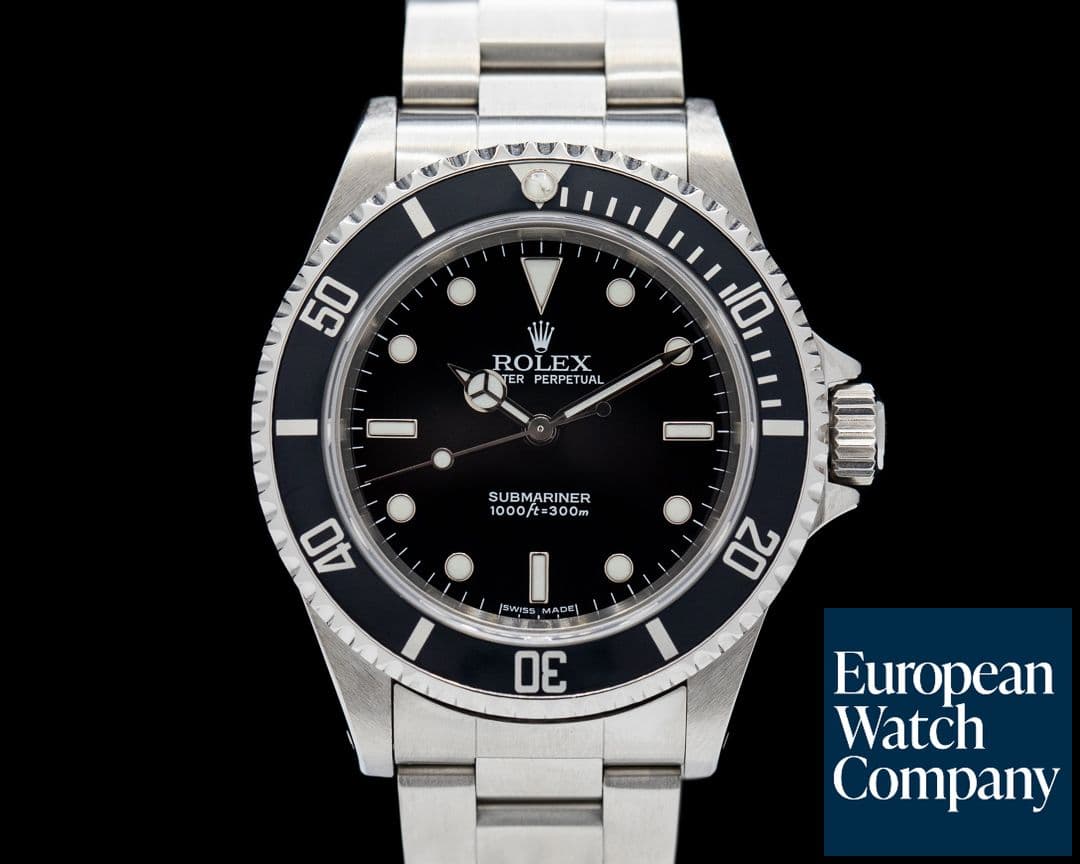 Image of Rolex Submariner No Date SS Black Dial 14060M