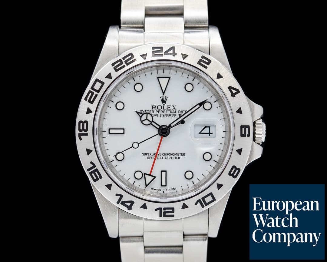 Image of Rolex Explorer II 16550 White Dial SS