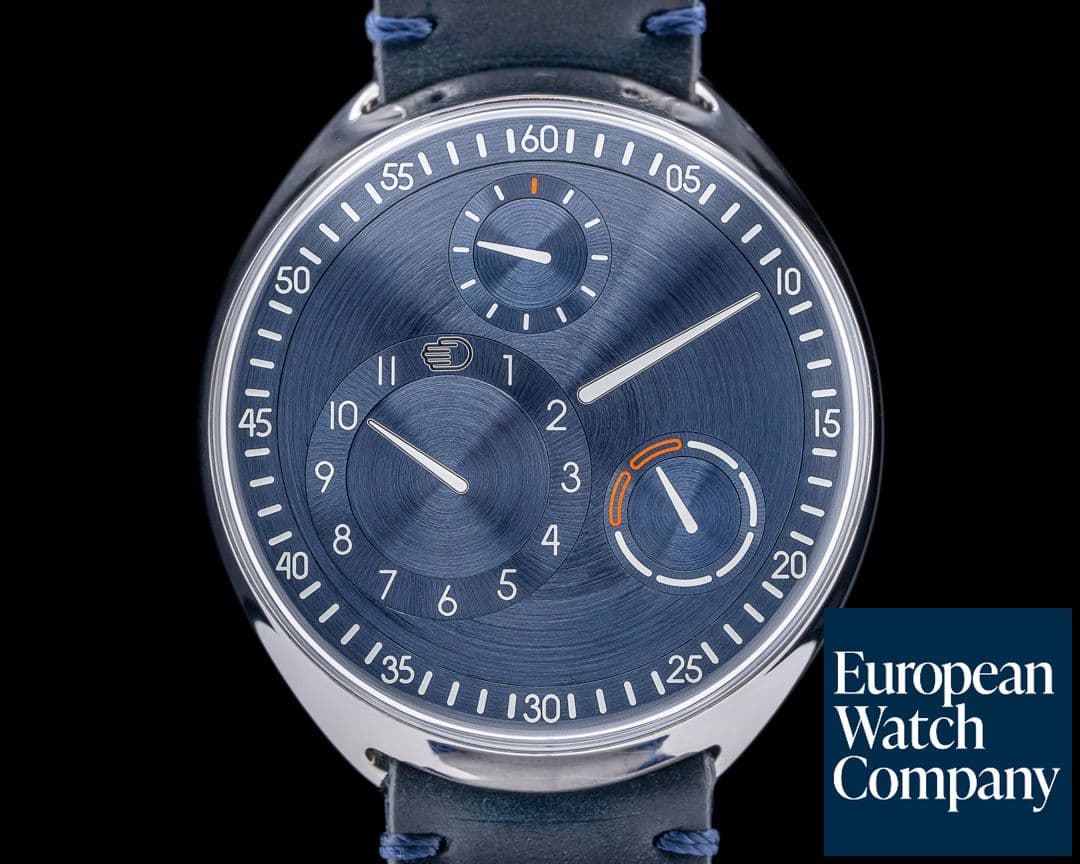 Image of Ressence Type 1 Slim "Navy Blue"