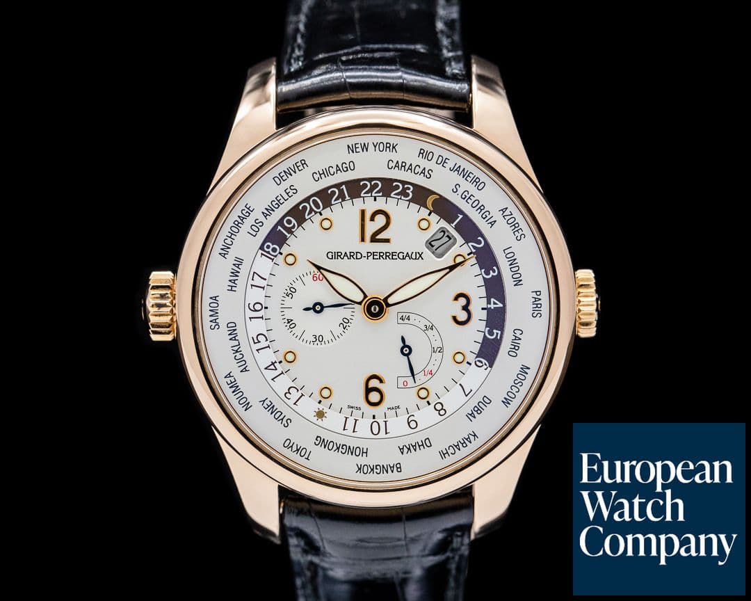 Image of Girard Perregaux World Time 49851 WW.TC 18K Rose Gold