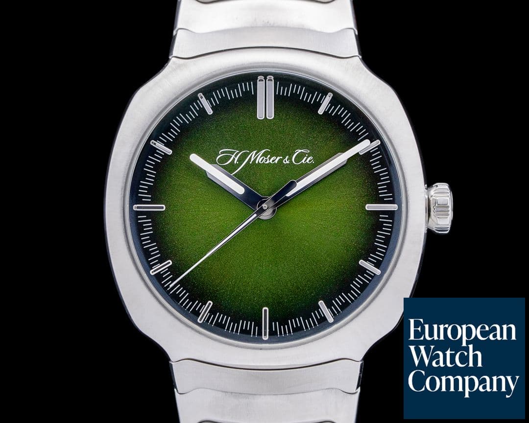 Image of H. Moser and Cie. Moser Streamliner Centre Seconds Green Dial