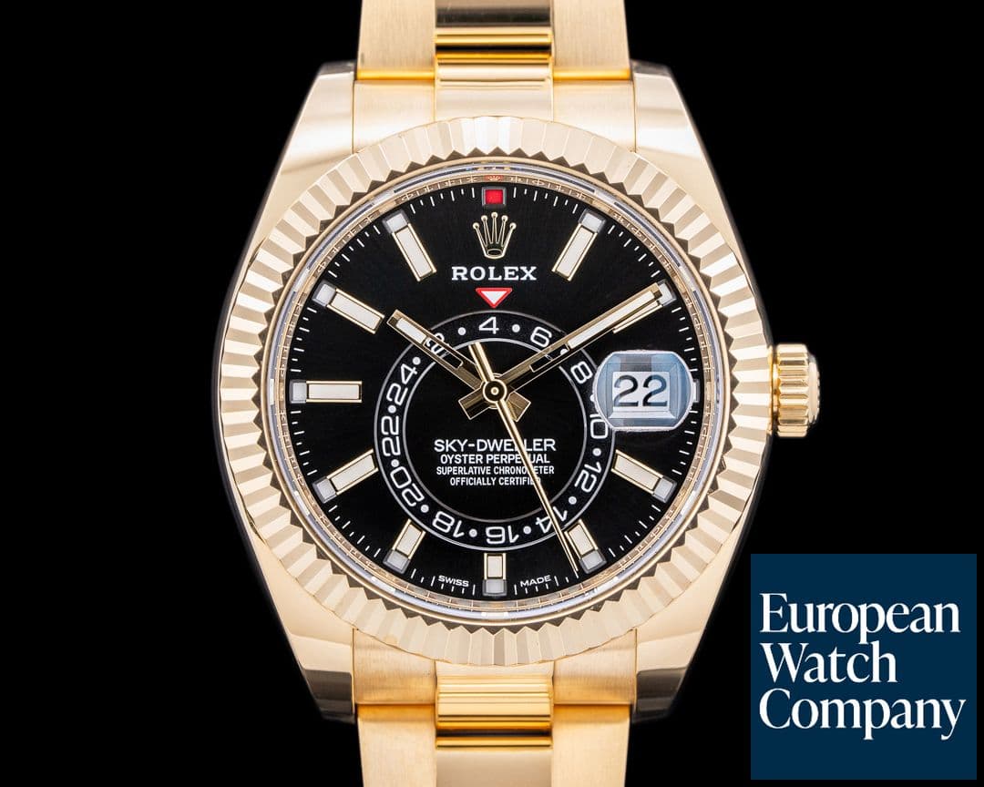 Image of Rolex Sky Dweller 18K Yellow Gold / Black Dial