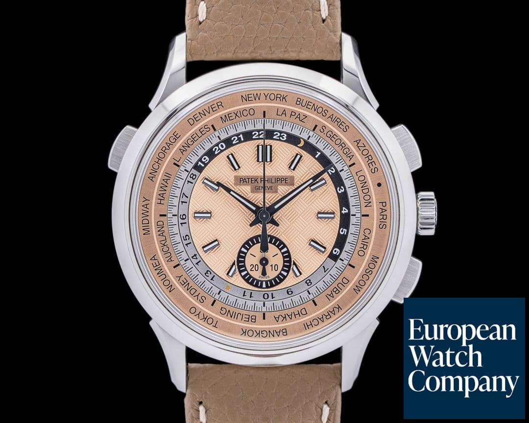 Image of Patek Philippe World Time 5935A Chronograph SS Salmon Dial 2024