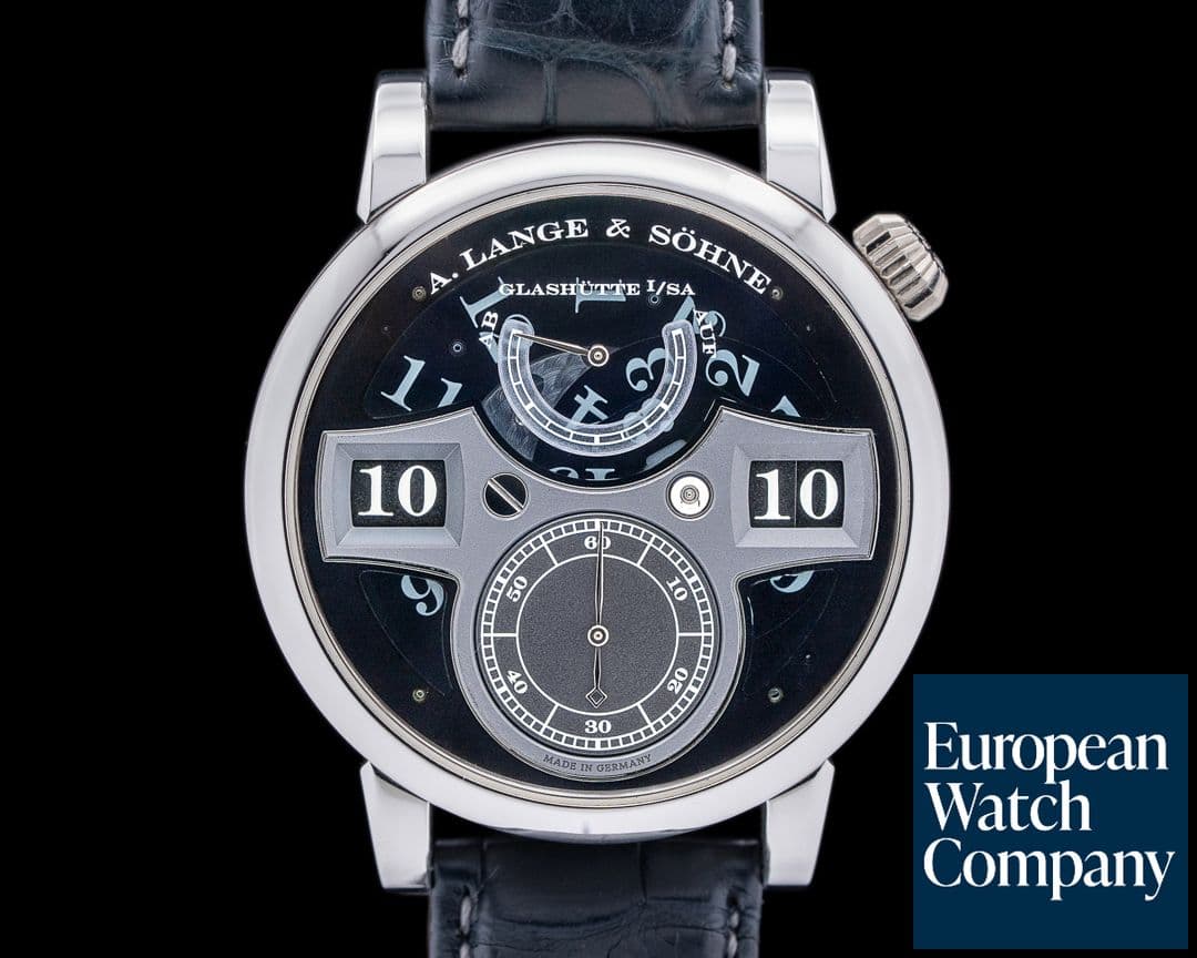 Image of A. Lange and Sohne Zeitwerk 140.035 "Phantom" Luminous Platinum RARE
