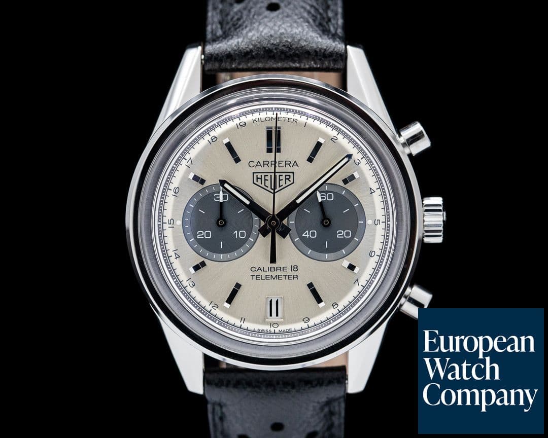 Image of TAG Heuer Carrera Heritage Calibre 18 Silver Dial