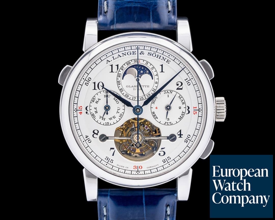 Image of A. Lange and Sohne Tourbograph Perpetual "Pour Le Merite" PLATINUM RARE