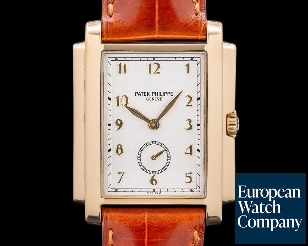 Image of Patek Philippe Gondolo 5024J 18K Yellow Gold White Dial