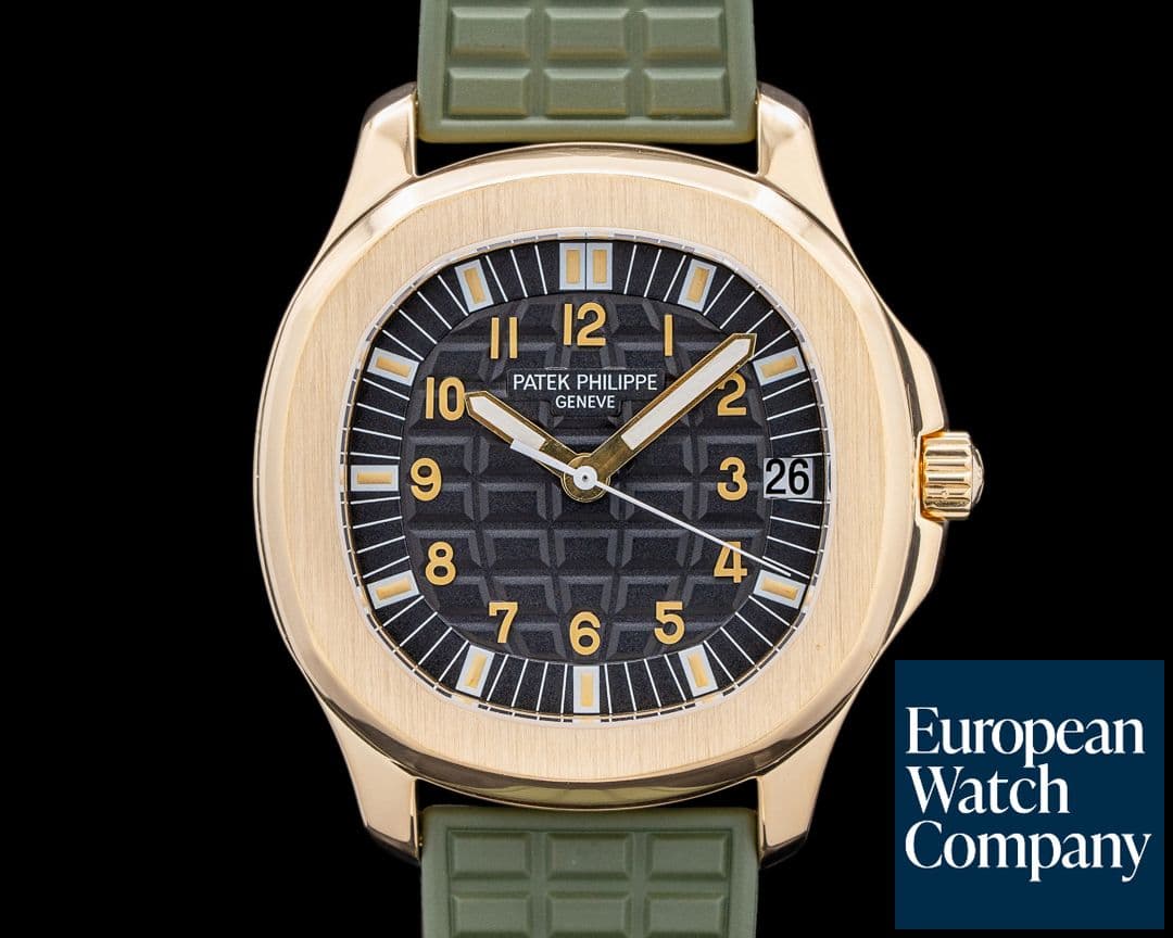 Image of Patek Philippe Aquanaut Jumbo 5065J 18K Yellow Gold / Rubber