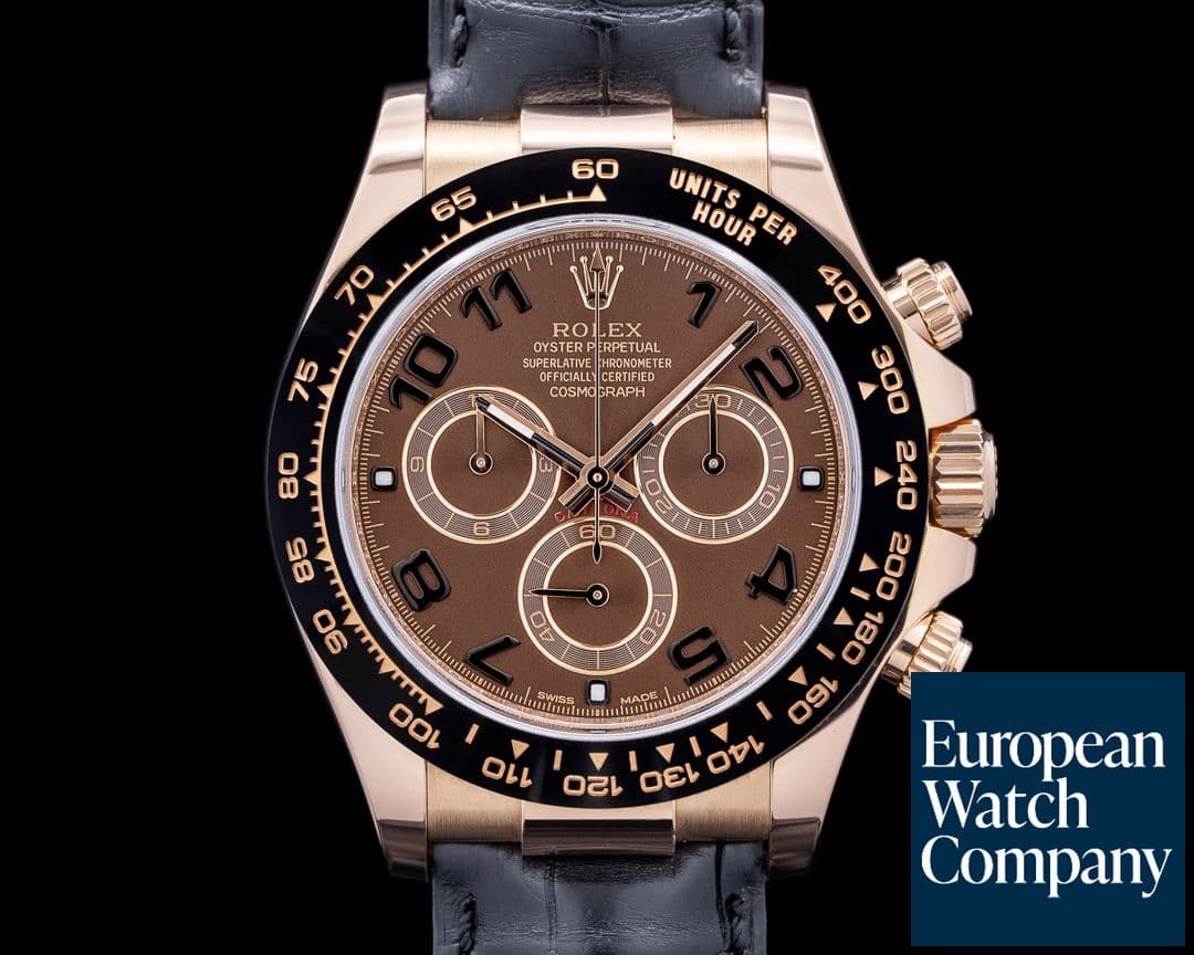 Image of Rolex Cosmograph Daytona 116515LN 18K Rose Gold / Chocolate Dial
