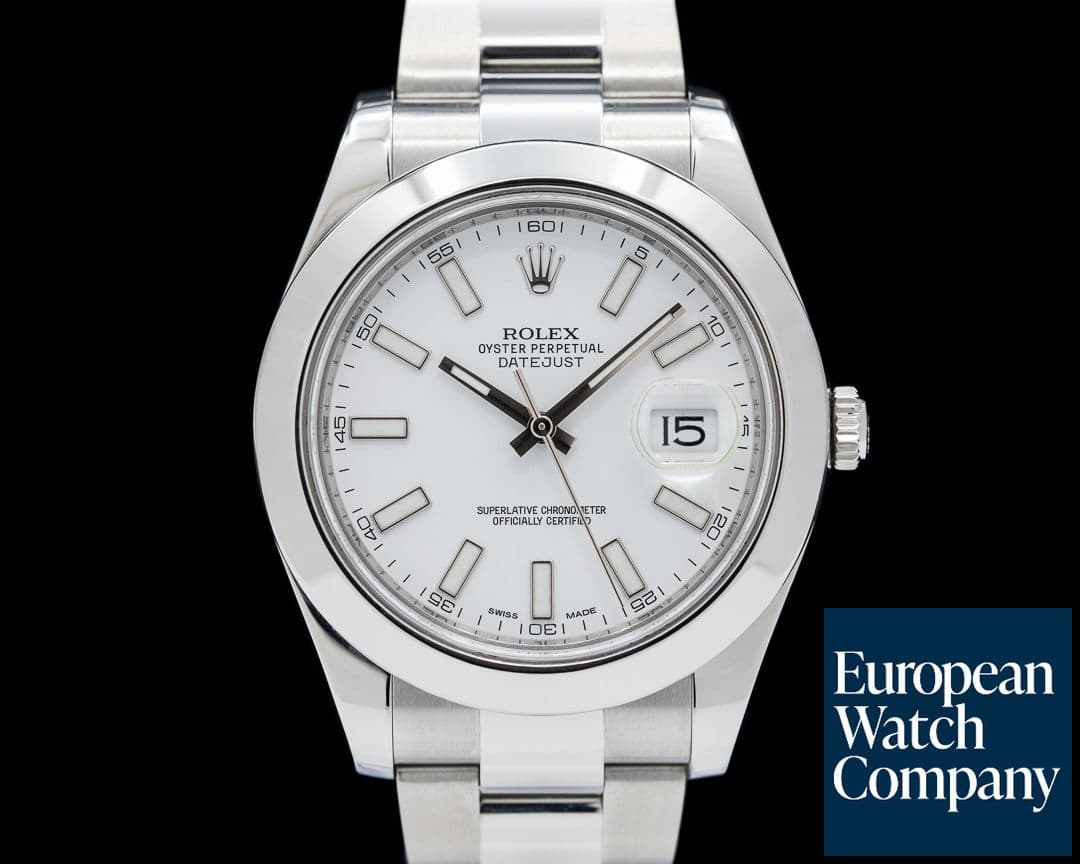 Image of Rolex Datejust II 116300 SS White Dial