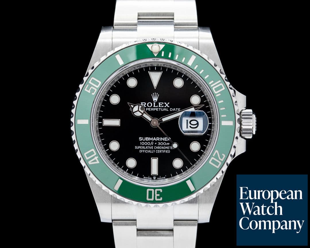 Image of Rolex Submariner Date 126610LV Kermit GREEN Ceramic Bezel 41MM