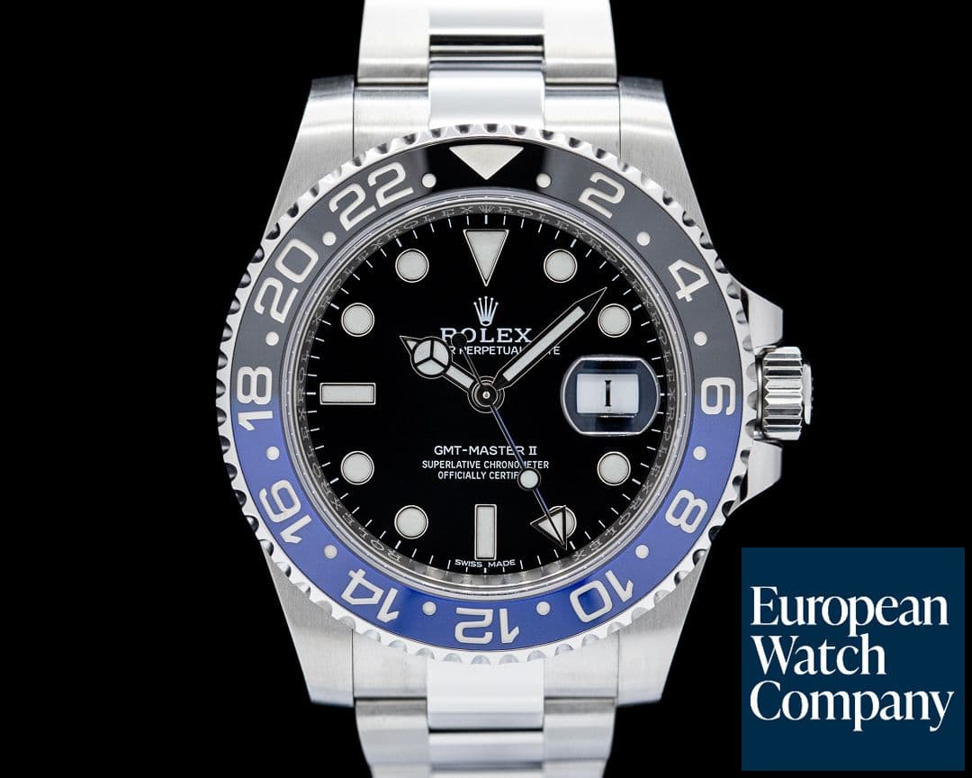 Image of Rolex GMT Master II 116710BLNR Ceramic "Batman" SS / Oyster