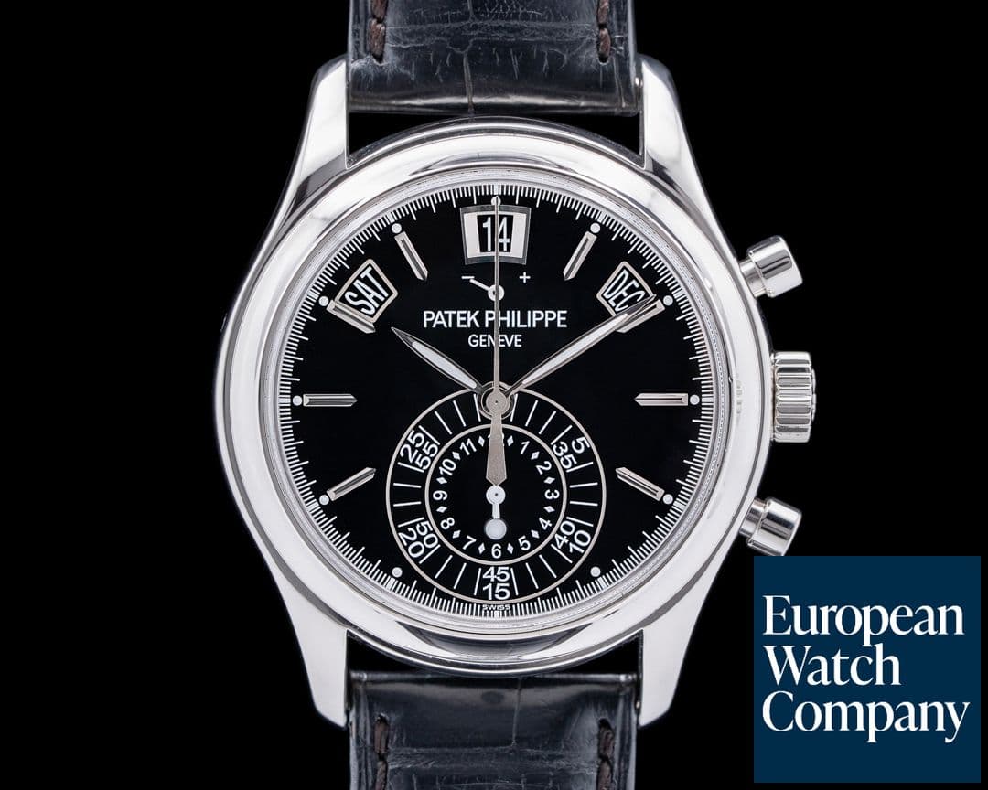 Image of Patek Philippe Annual Calendar 5960P-016 Chronograph Black Dial