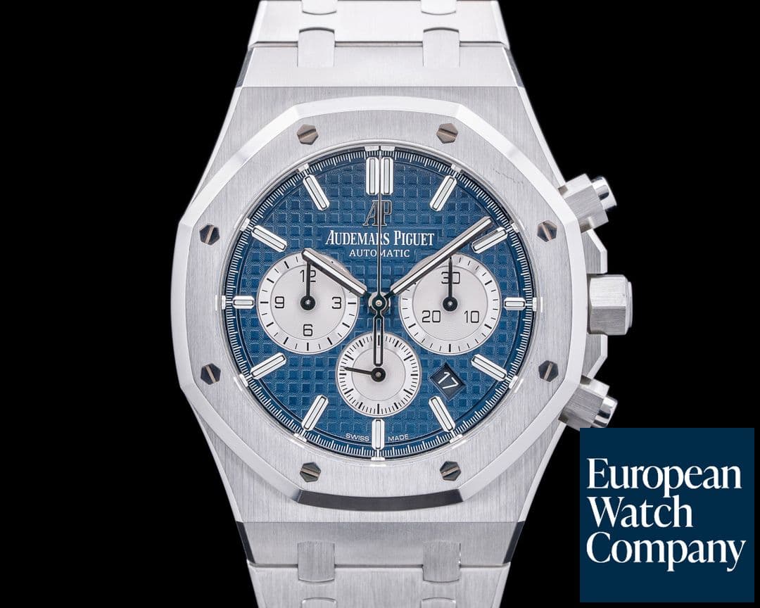 Image of Audemars Piguet Royal Oak Chronograph Blue Dial SS 41MM