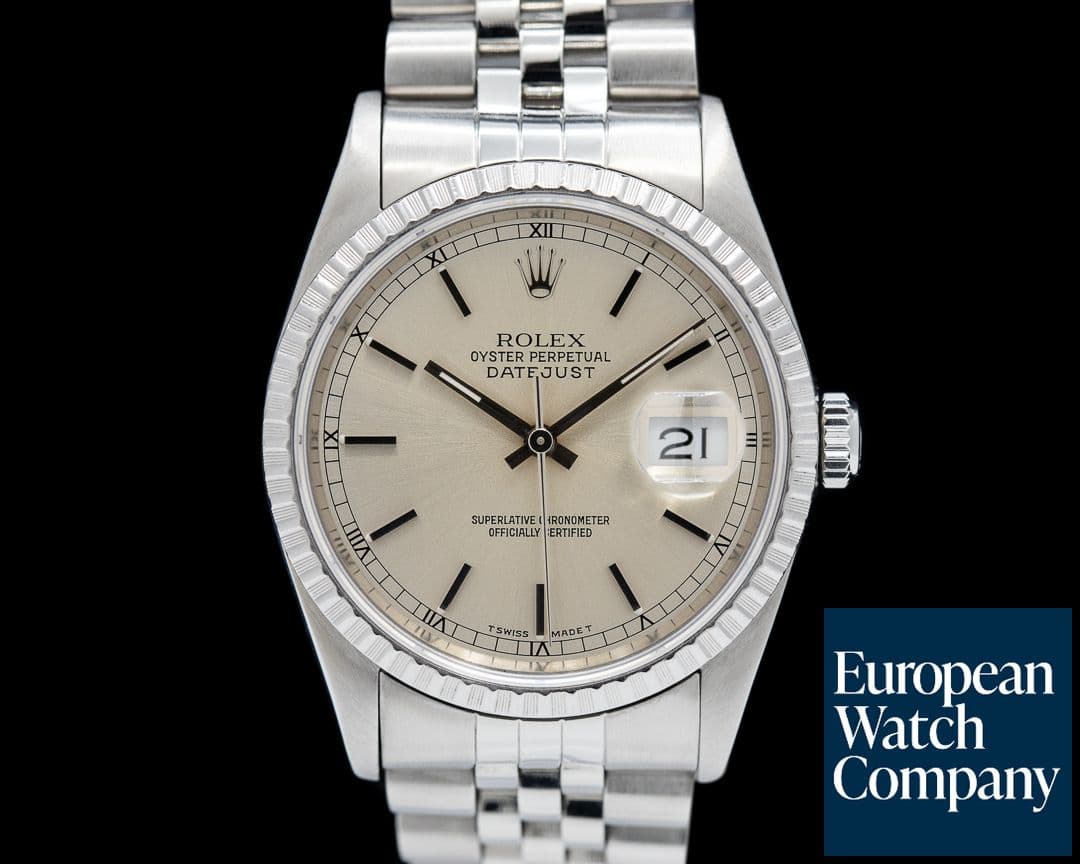 Image of Rolex Datejust Silver Stick Dial SS / SS
