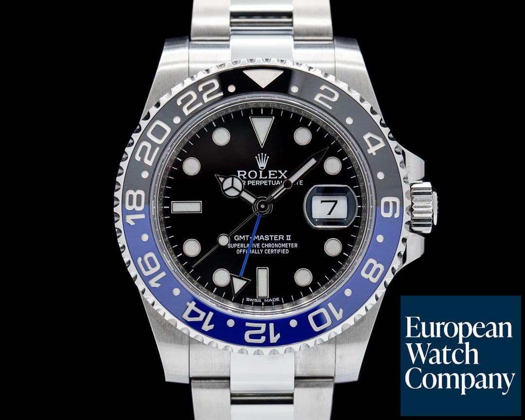 Image of Rolex GMT Master II 116710BLNR Ceramic "Batman" SS