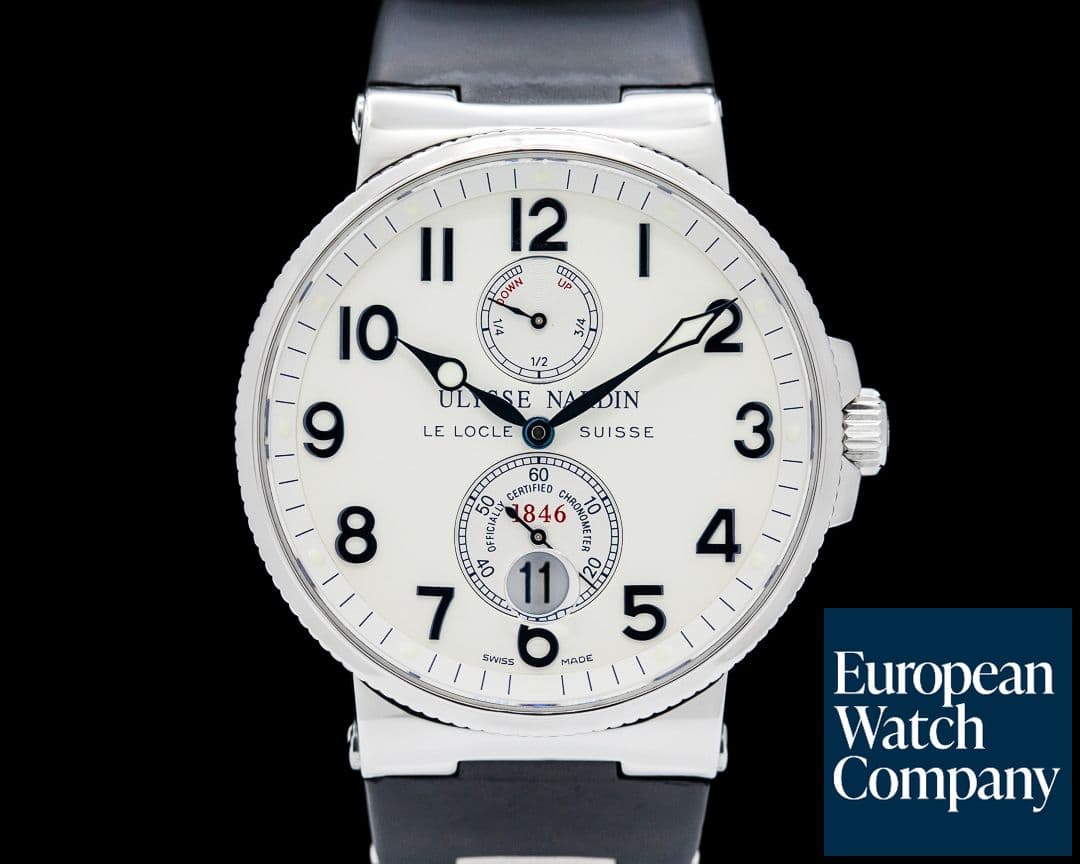 Image of Ulysse Nardin Maxi Marine Chronometer SS / Rubber