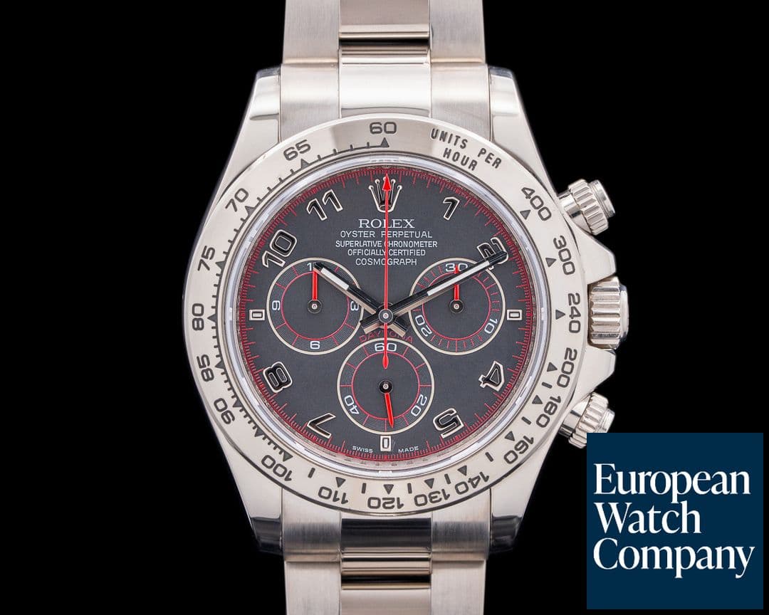 Image of Rolex Daytona 116509 Slate Arabic Racing Dial 18K White Gold