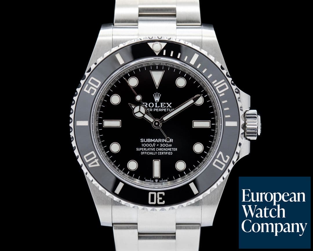 Image of Rolex Submariner 124060 No Date Ceramic Bezel 41MM