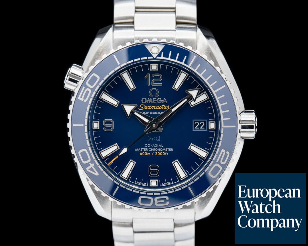 Image of Omega Seamaster Planet Ocean Co-Axial Blue Dial