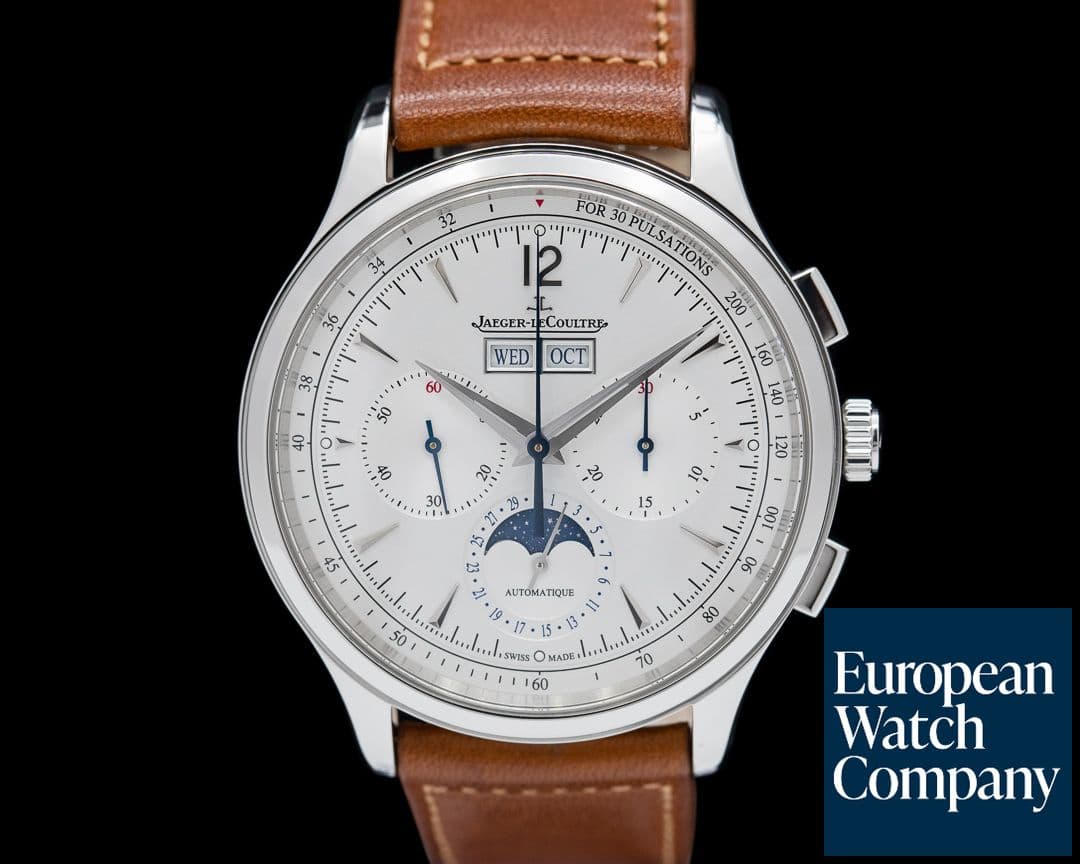 Image of Jaeger LeCoultre Master Control Chronograph Triple Calendar Moon SS
