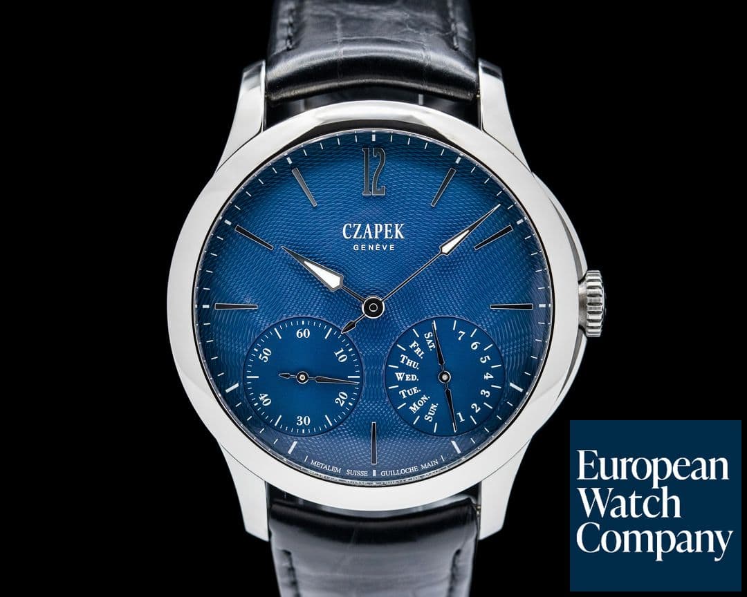 Image of Czapek & Cie Quai des Bergues Blue Aurora SS LIMITED