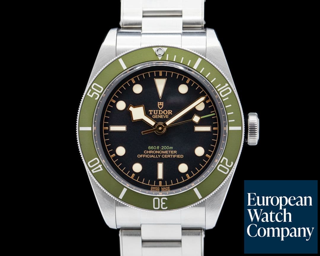 Image of Tudor Heritage Black Bay Harrods Green SS