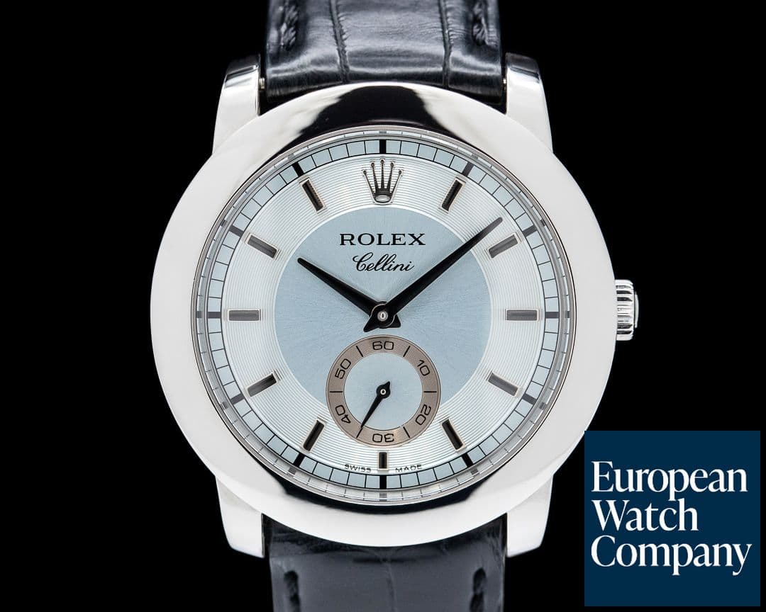 Image of Rolex Cellini "Cellinium" Platinum Glacier 38MM