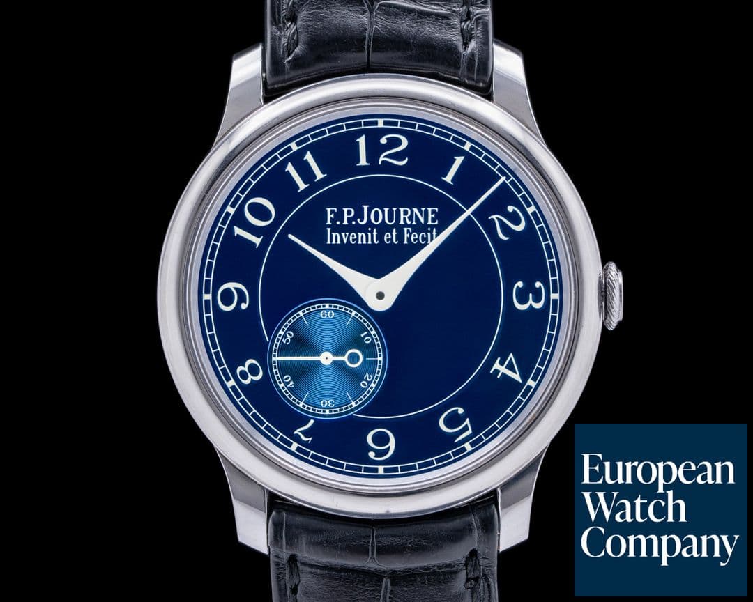 Image of F. P. Journe Chronometre Bleu Tantalum Blue Dial