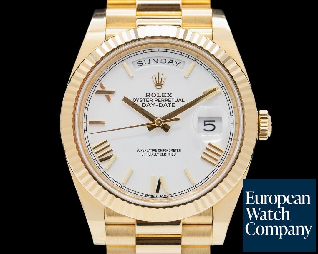 Image of Rolex Day Date 228238 President 18k Yellow Gold