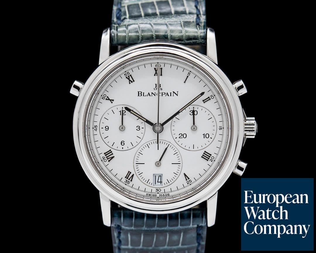 Image of Blancpain Villeret Rattrapante Split Second Chronograph Platinum