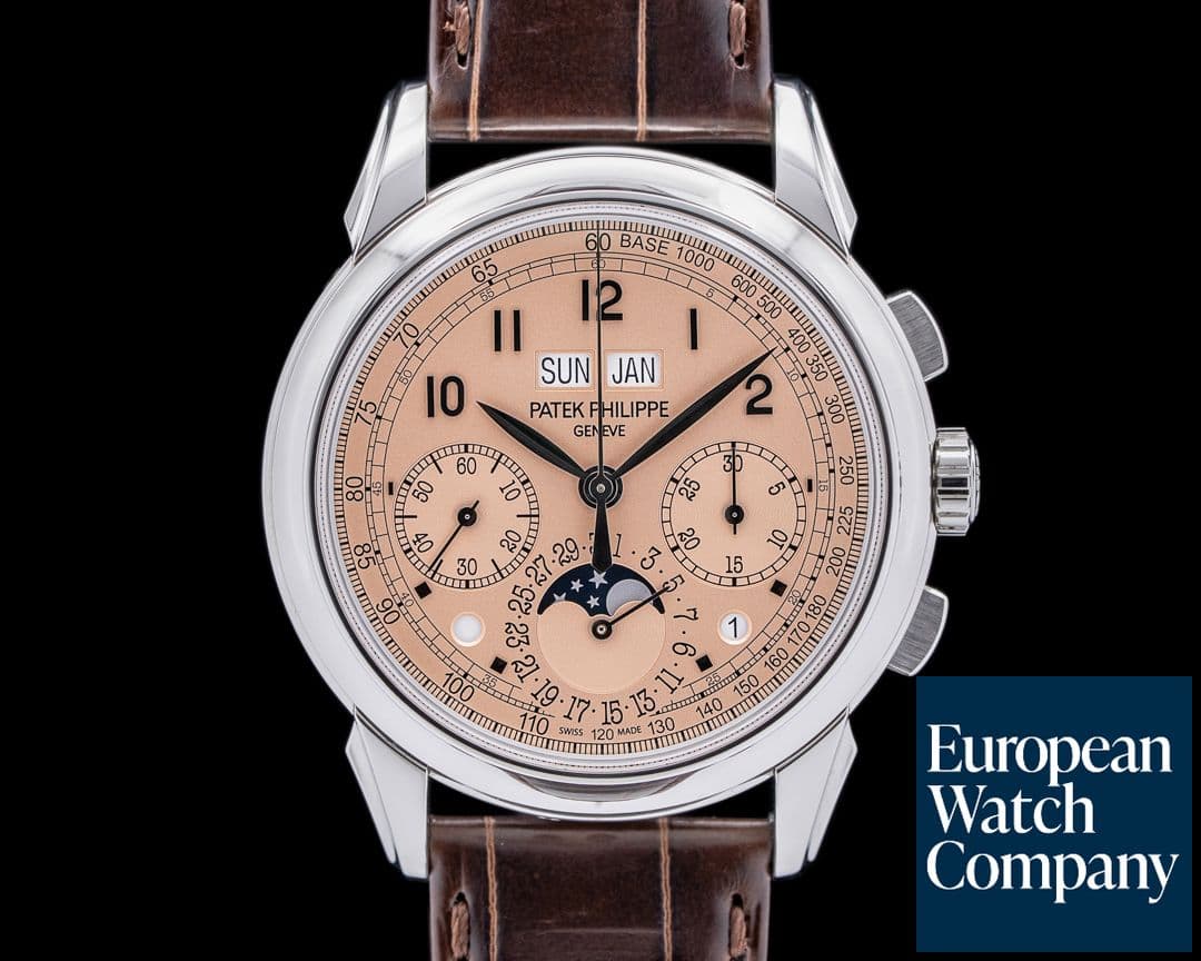 Image of Patek Philippe 5270P Perpetual Calendar Chronograph Platinum Salmon Dial