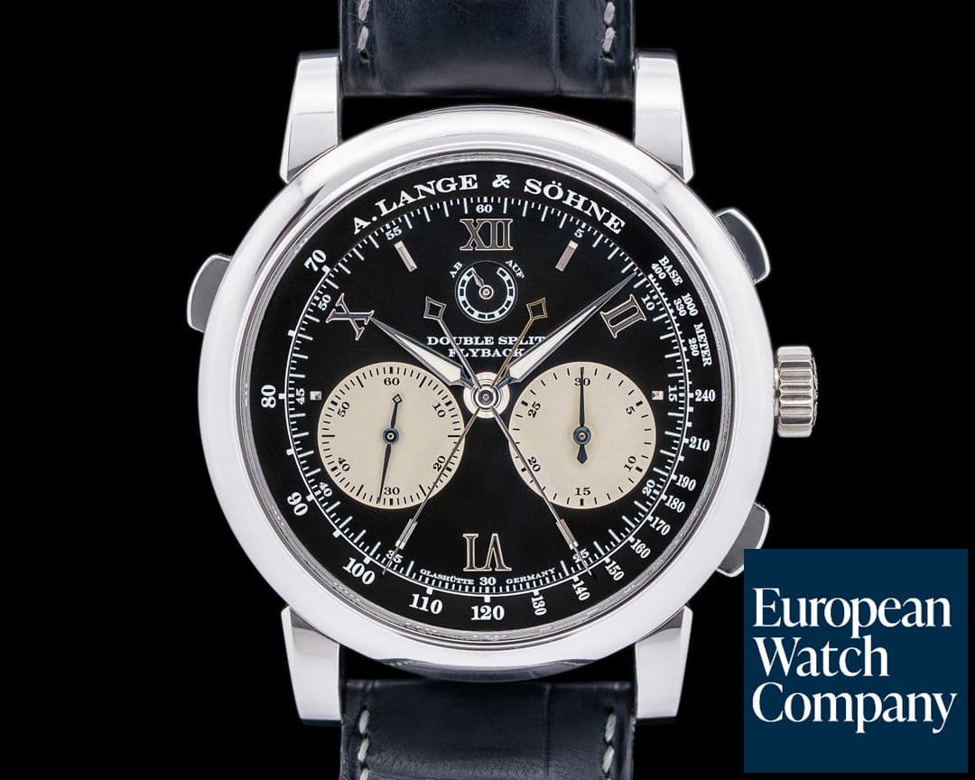 Image of A. Lange and Sohne 404.035 Double Split Black Dial Platinum