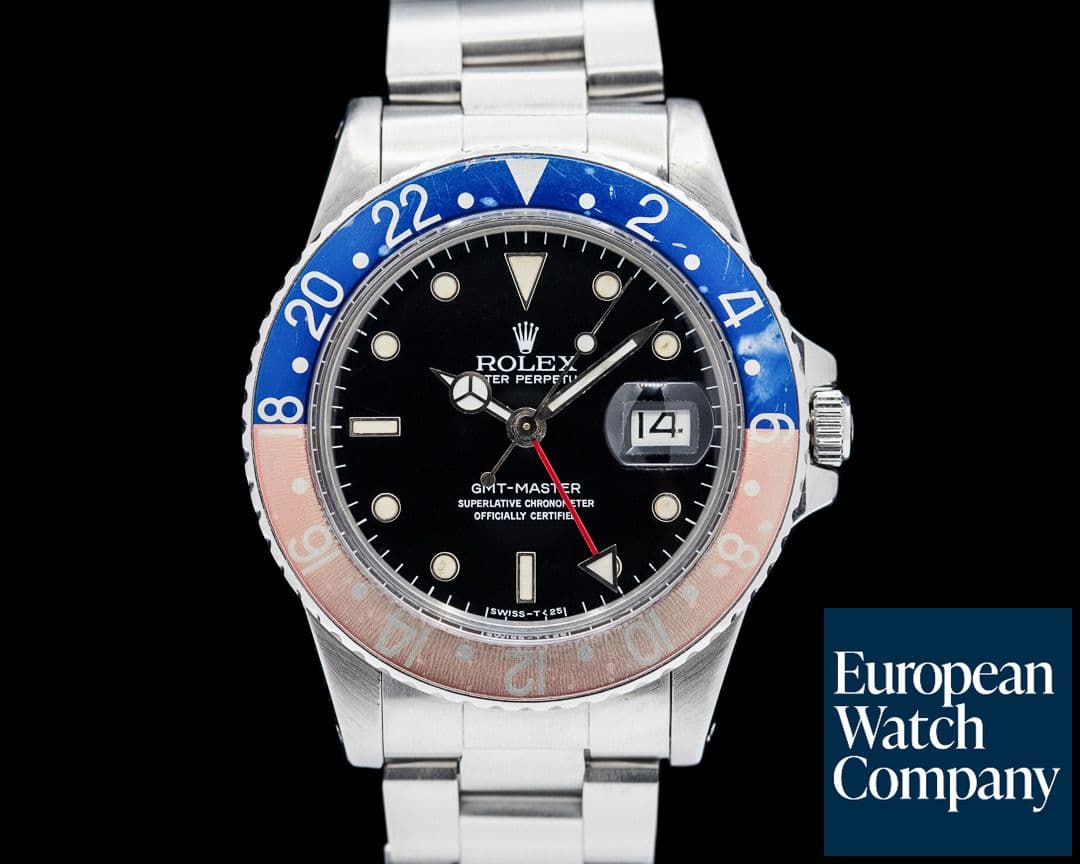 Image of Rolex GMT Master 16750 SS Pepsi Bezel c. 1984