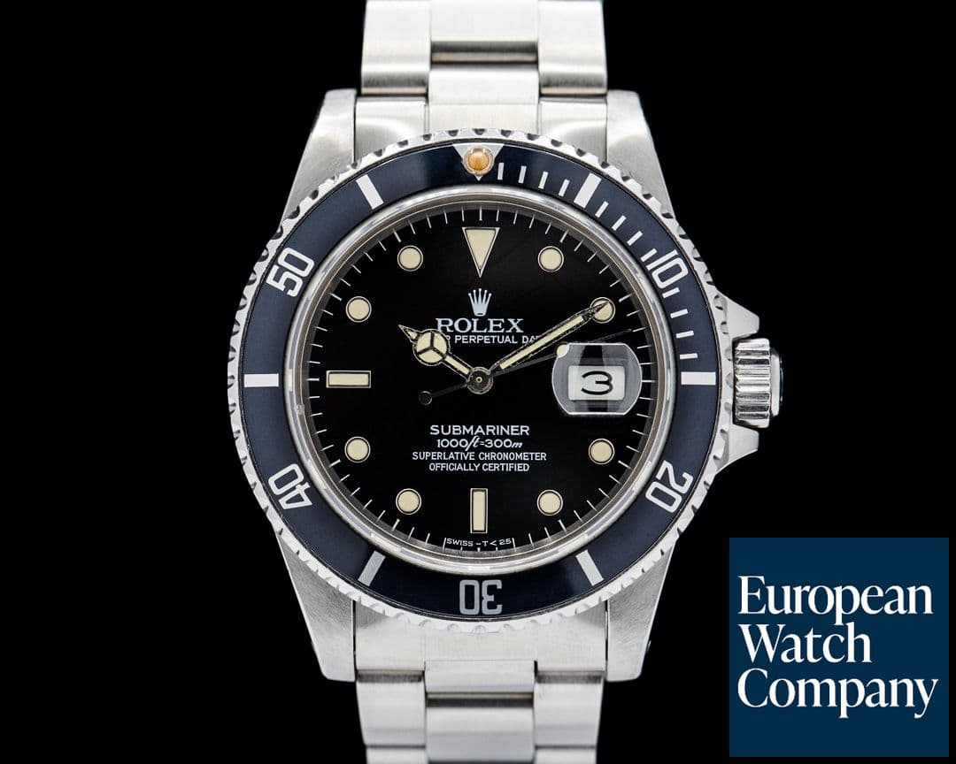 Image of Rolex Submariner 16800 SS Spider Dial